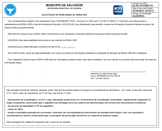 Como emitir nota fiscal MEI em Salvador