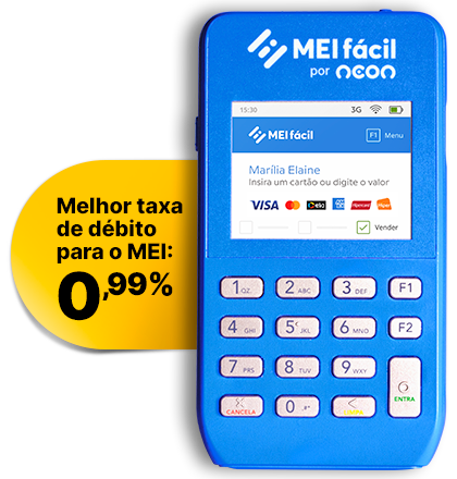 maquininha de cartão mei fácil