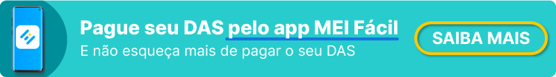 Banner com CTA para emitir DAS MEI pelo app MEI Fácil por Neon