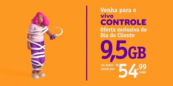 Imagem de promoção do Dia do Cliente da Vivo